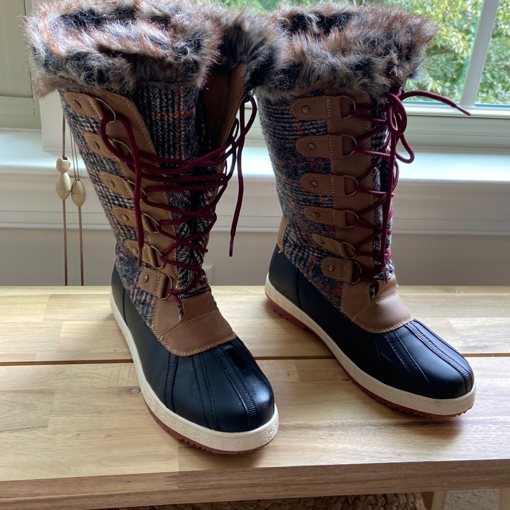 JustFab Winter Rain Boots